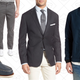 Movado ‘Bold’ Crystal Accent Leather Strap Watch, $357 | Sperry Gold Cup - Authentic Boat Shoe, $110 | Nordstrom Smartcare Slim Leg Twill Pants, $46 | Bensol Trim Two-Button Blazer, $177 | RVCA ‘Conversion’ Lightweight Bomber Jacket, $48